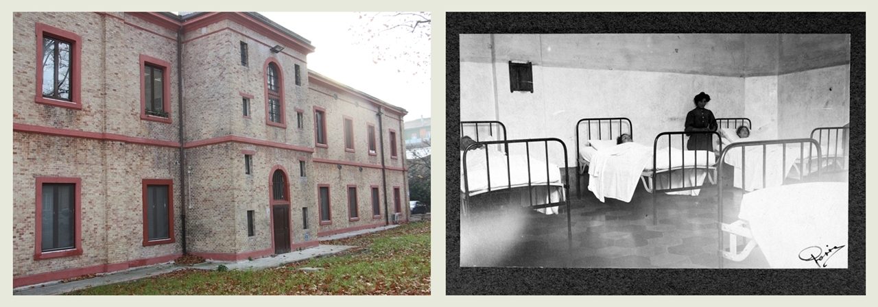 Ex neuropsychiatric hospital, 11 pavilion, in origin quiet women.JPG